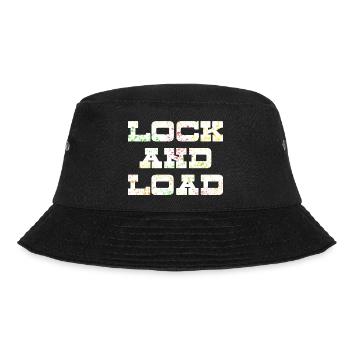 Lock N Load Paint Splatter1 - Bucket Hat - Schwarz - Vorne - Lela (165cm)