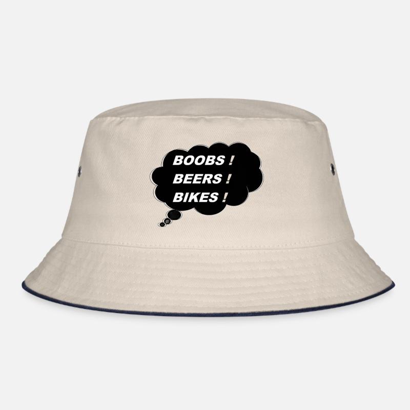 Brüste Bier Bikes alles was im Leben zählt Bucket Hat
