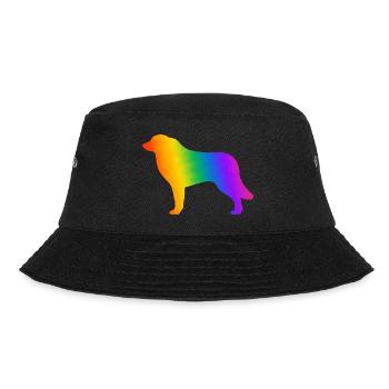 Pyrenäen-Sennenhund, vollständig anpassbar nach Wunsch - Bucket Hat - Schwarz - Vorne - Lela (165cm)