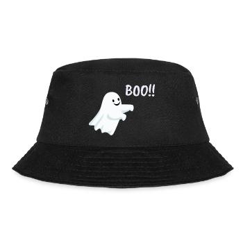 Ghost Boo!! - Bucket Hat - black - Front - Lela (165cm)