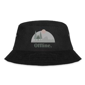 Mountains, Climbers, Nature, Adventure - Bucket Hat - black - Front - Lela (165cm)