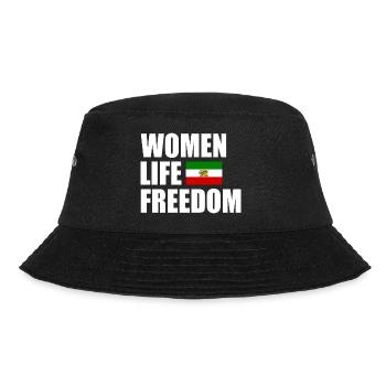 Women life freedom - Bucket Hat - Schwarz - Vorne - Lela (165cm)