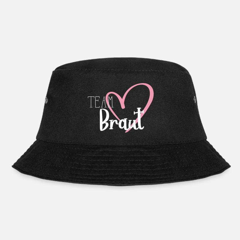 Team Braut - Bucket Hat - Schwarz