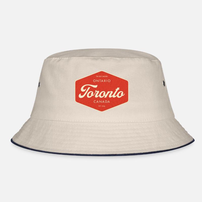 Toronto Retro Schild Bucket Hat