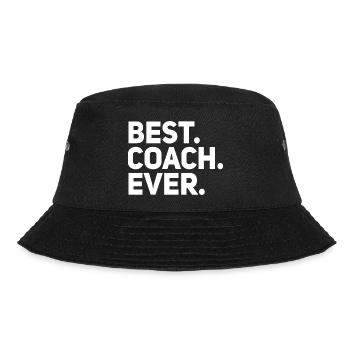 Best Coach Ever - Bucket Hat - black - Front - Lela (165cm)