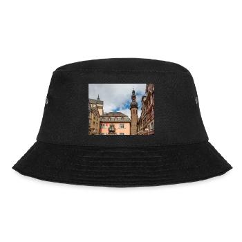 Rathaus (St. Martin Kirche) Cochem Rheinland - Bucket Hat - Schwarz - Vorne - Lela (165cm)
