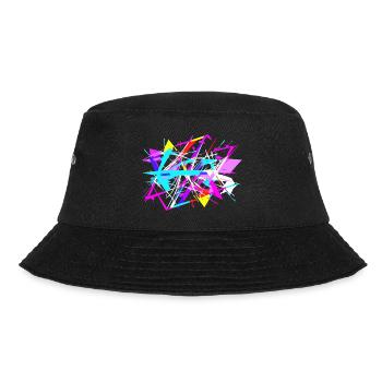Splash of colors - Bucket Hat - black - Front - Lela (165cm)