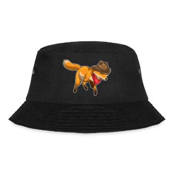 Fox Cowboy Cowboy Hat - Bucket Hat - black - Front - Lela (165cm)