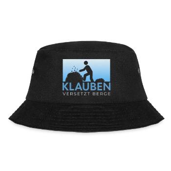 Klauben versetzt Berge Garten Humor Illustration - Bucket Hat - Schwarz - Vorne - Lela (165cm)