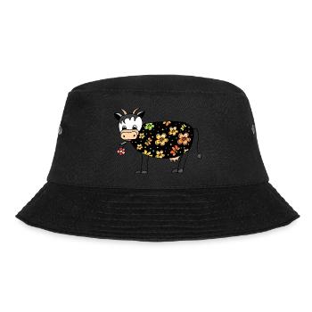 Cow - Bucket Hat - black - Front - Lela (165cm)