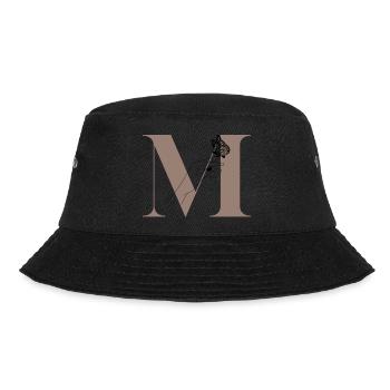 letter m magic butterfly - Bucket Hat - black - Front - Lela (165cm)