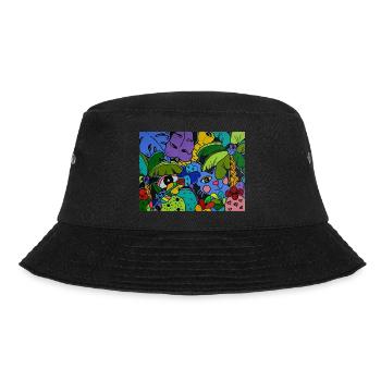 Monsieur Le Chat Mystique - Bucket Hat - black - Front - Lela (165cm)
