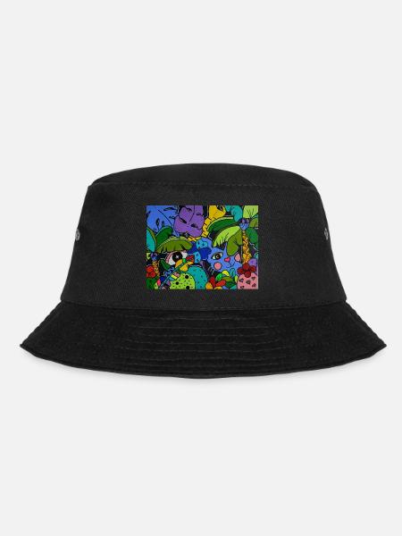 Monsieur Le Chat Mystique - Bucket Hat - black