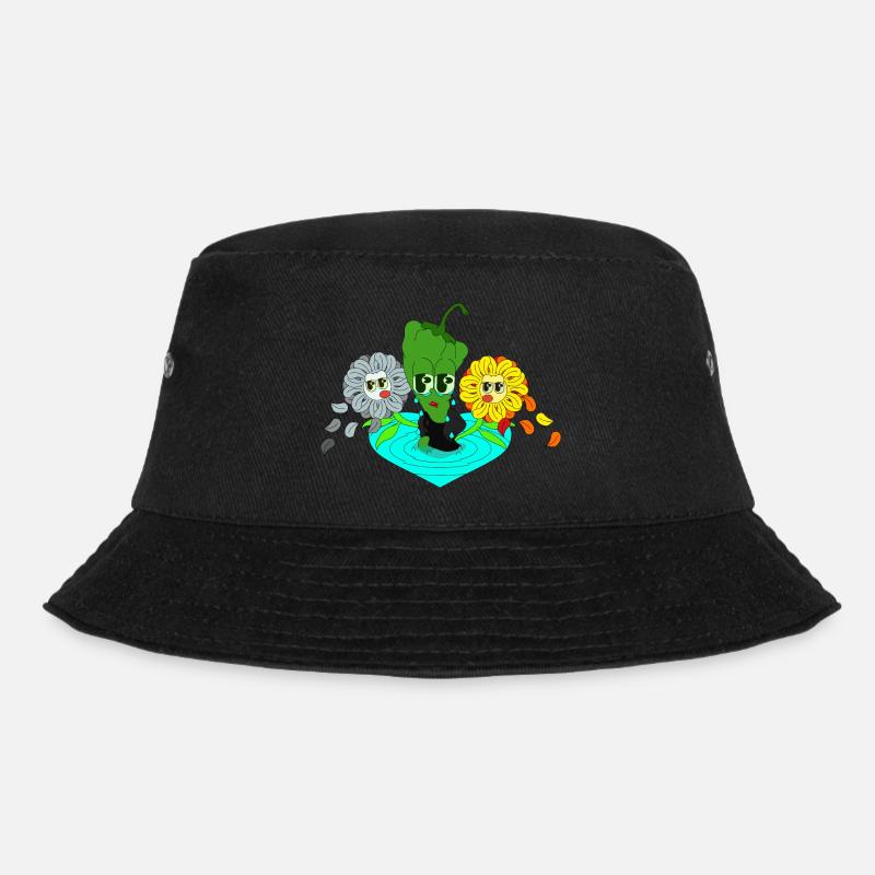 TEAR - Bucket Hat - black