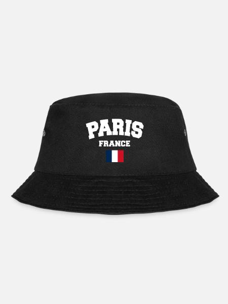Paris - Bucket Hat - black