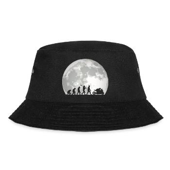 Motorcycle Evolution Vintage Superbike Biker - Bucket Hat - black - Front - Lela (165cm)