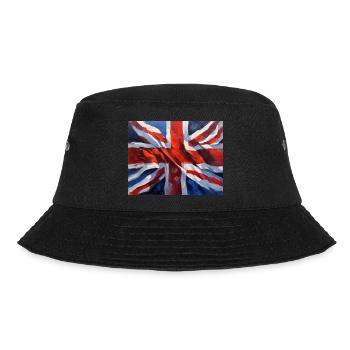British Flag - Impressionist painting - Bucket Hat - black - Front - Lela (165cm)