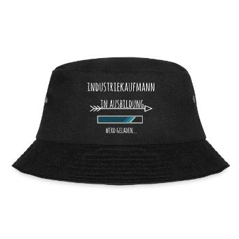 Industriekaufmann Ausbildung Beruf Industrie - Bucket Hat - Schwarz - Vorne - Lela (165cm)