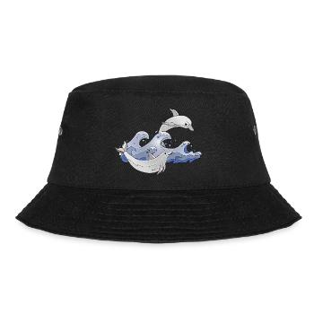 Delphine - Bucket Hat - Schwarz - Vorne - Lela (165cm)