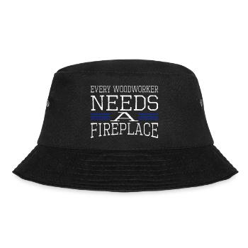 Carpenter Funny Tshirts Carpenter Work Tshirts - Bucket Hat - black - Front - Lela (165cm)