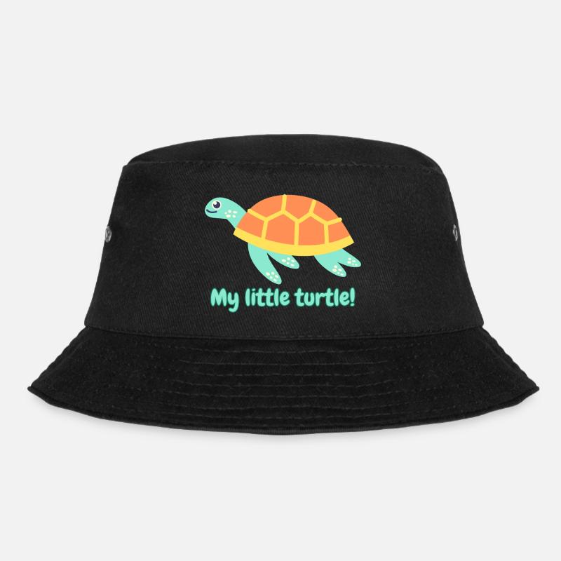 My little turtle! - Bucket Hat - black