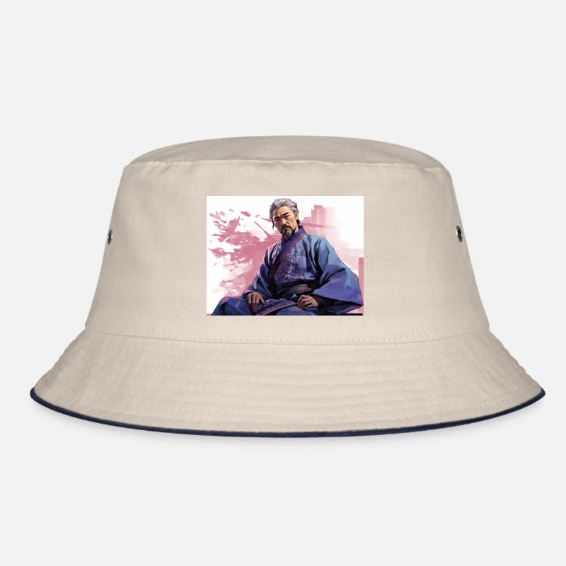 Japan Samurai sitzend Stark Bucket Hat
