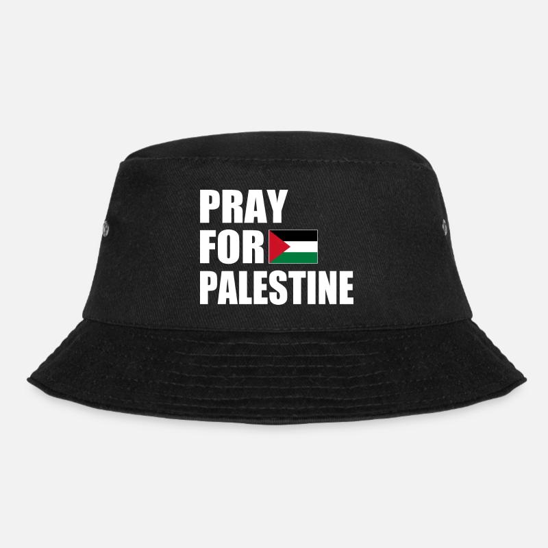 Pray for palestine - Bucket Hat - Schwarz