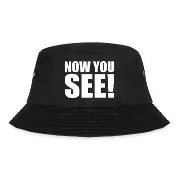 Now you see - Bucket Hat - Schwarz - Vorne - Lela (165cm)