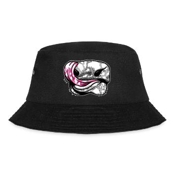 Cow Pattern Farm Animal Gift Funny Cow - Bucket Hat - black - Front - Lela (165cm)