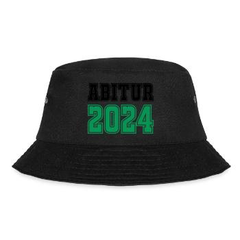 abitur 2024 - Bucket Hat - Schwarz - Vorne - Lela (165cm)