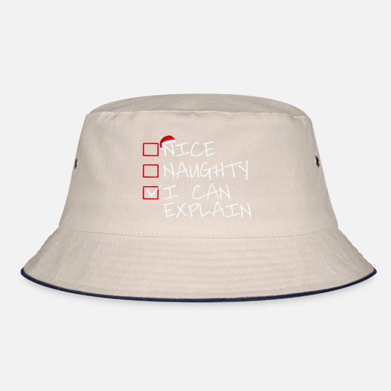 Nice naughty i can explain Bucket Hat