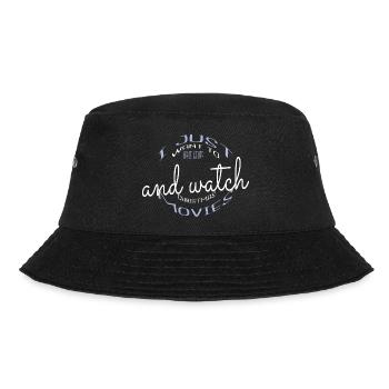 Joke Dino Cute Dinosaur Fan Geek Sayings Muffin - Bucket Hat - black - Front - Lela (165cm)