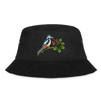 Bunter Vogel - Bucket Hat - Schwarz - Vorne - Lela (165cm)