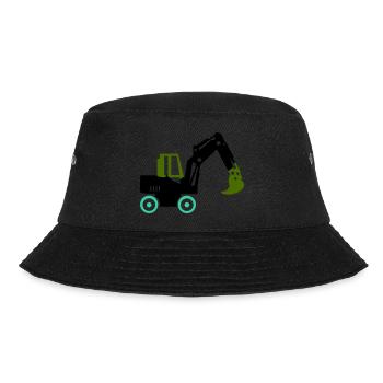 bagger - Bucket Hat - Schwarz - Vorne - Lela (165cm)