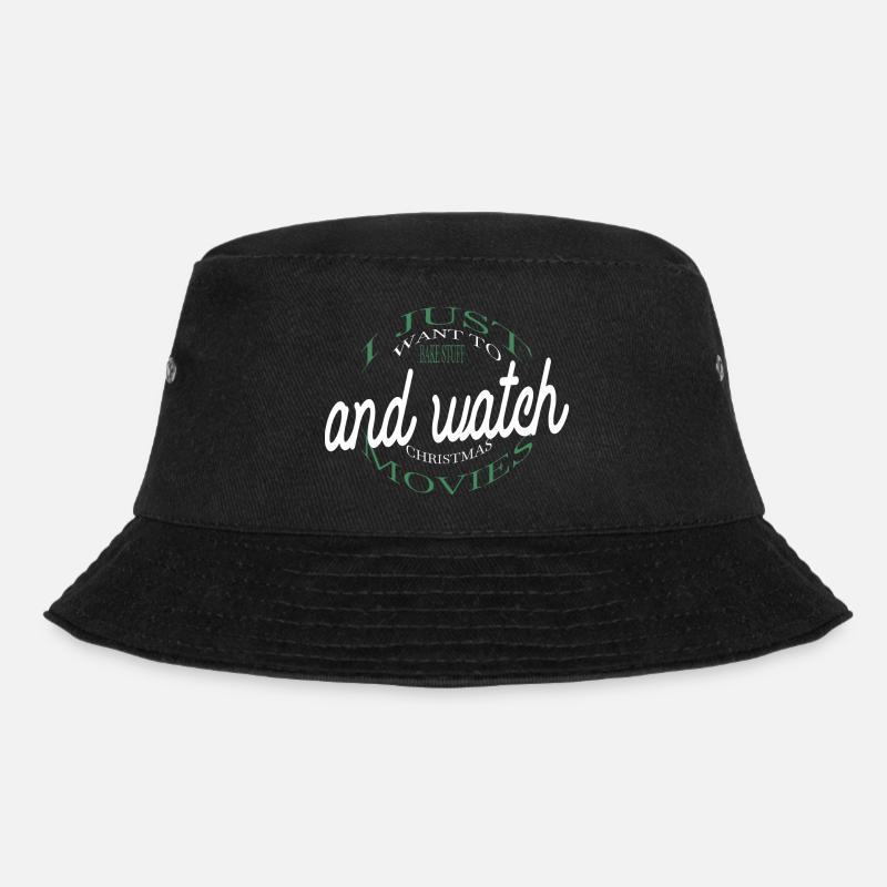 confiserie bakers shirt present baking bread - Bucket Hat - Schwarz