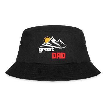 Great Dad - Bucket Hat - black - Front - Lela (165cm)