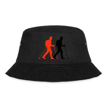 Silhouette d’homme de marche nordique - Bob - noir - Devant - Lela (165cm)