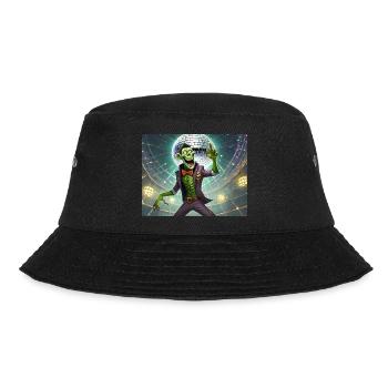 Drunkenstein's Monster Halloween lustiges Wortspiel al - Bucket Hat - Schwarz - Vorne - Lela (165cm)