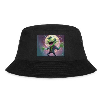Drunkenstein's Monster Halloween lustiges Wortspiel - Bucket Hat - Schwarz - Vorne - Lela (165cm)