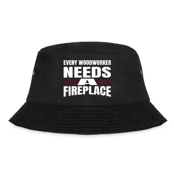 Chainsaw Grab Hobbyists Funny Carpenter - Bucket Hat - black - Front - Lela (165cm)