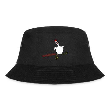 Verrücktes Huhn - Bucket Hat - Schwarz - Vorne - Lela (165cm)