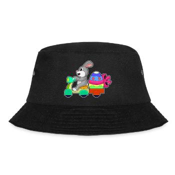 Bunny Easter Delivery Service - Bucket Hat - black - Front - Lela (165cm)