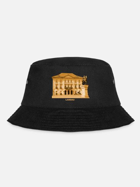 Landau Pfalz Rathaus Neckar Rheinland-Pfalz - Bucket Hat - Schwarz