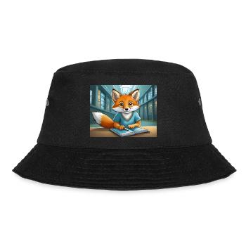 süßer kleiner Teufel Fuchs Alltag – liest - Bucket Hat - Schwarz - Vorne - Lela (165cm)