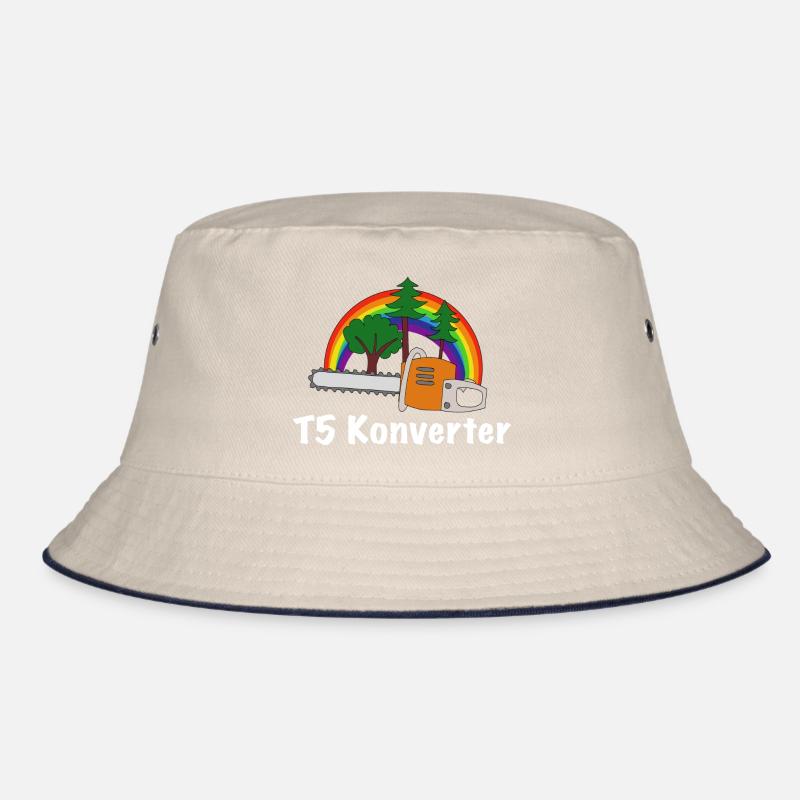 Geocache Konverter weiß Bucket Hat