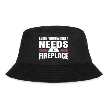 felling tree feller arboriculturist carpenter - Bucket Hat - black - Front - Lela (165cm)