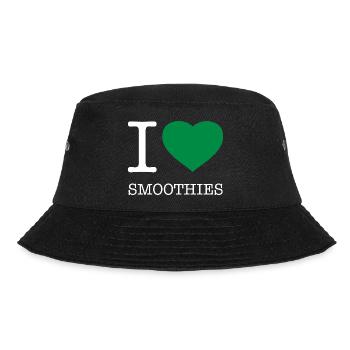 I LOVE SMOOTHIES - Bucket Hat - black - Front - Lela (165cm)