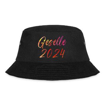 Geselle 2024 - Bucket Hat - Schwarz - Vorne - Lela (165cm)