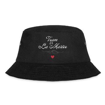 Braut Team - Braut Team - Bucket Hat - Schwarz - Vorne - Lela (165cm)