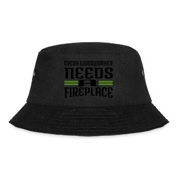 Jackhammer Apprentice Birthday Present - Bucket Hat - black - Front - Lela (165cm)